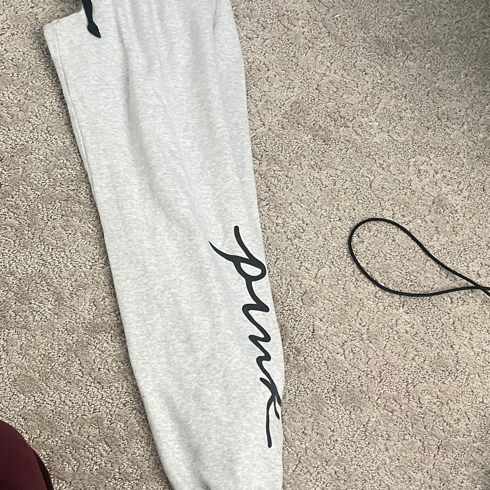 PINK Victoria's Secret Light Gray Sweatpants